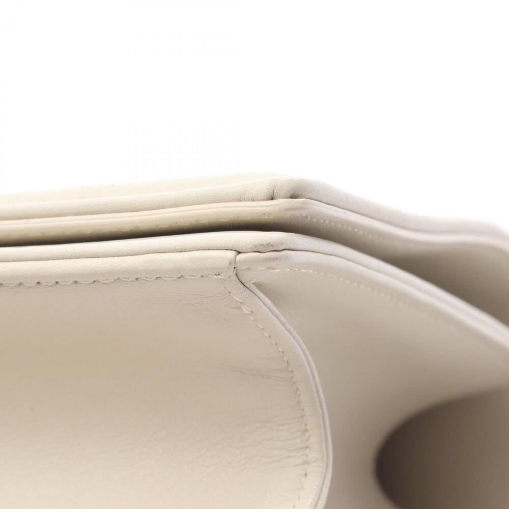 CHRISTIAN DIOR White Leather Shoulder Bag - Picture 5 of 6